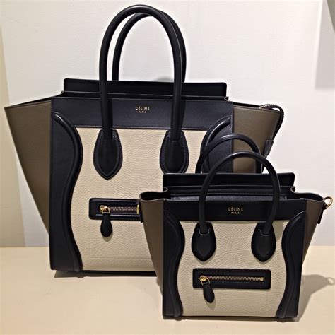 celine nano luggage size